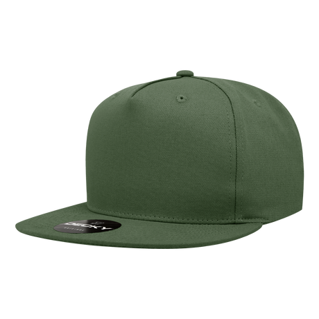Decky 5 Panel High Profile Structured Cotton Blend Snapback | Decky 1064