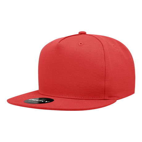 Decky 5 Panel High Profile Structured Cotton Blend Snapback | Decky 1064