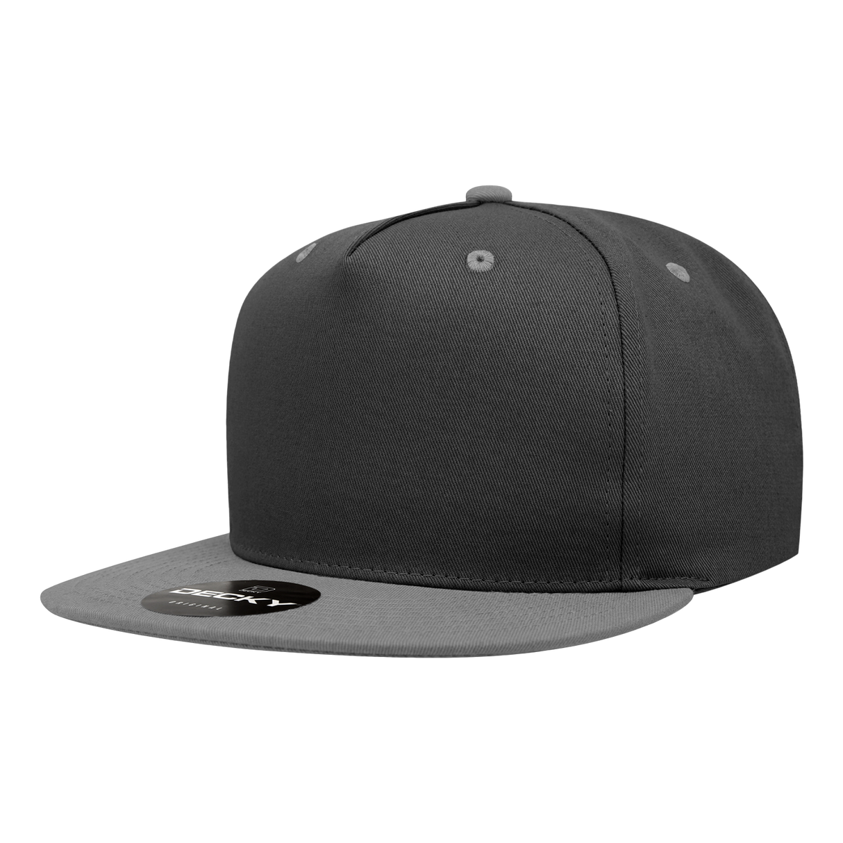 Decky 5 Panel High Profile Structured Cotton Blend Snapback | Decky 1064