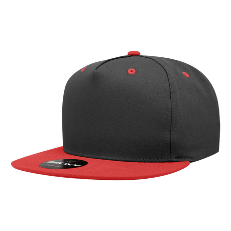 Decky 5 Panel High Profile Structured Cotton Blend Snapback | Decky 1064