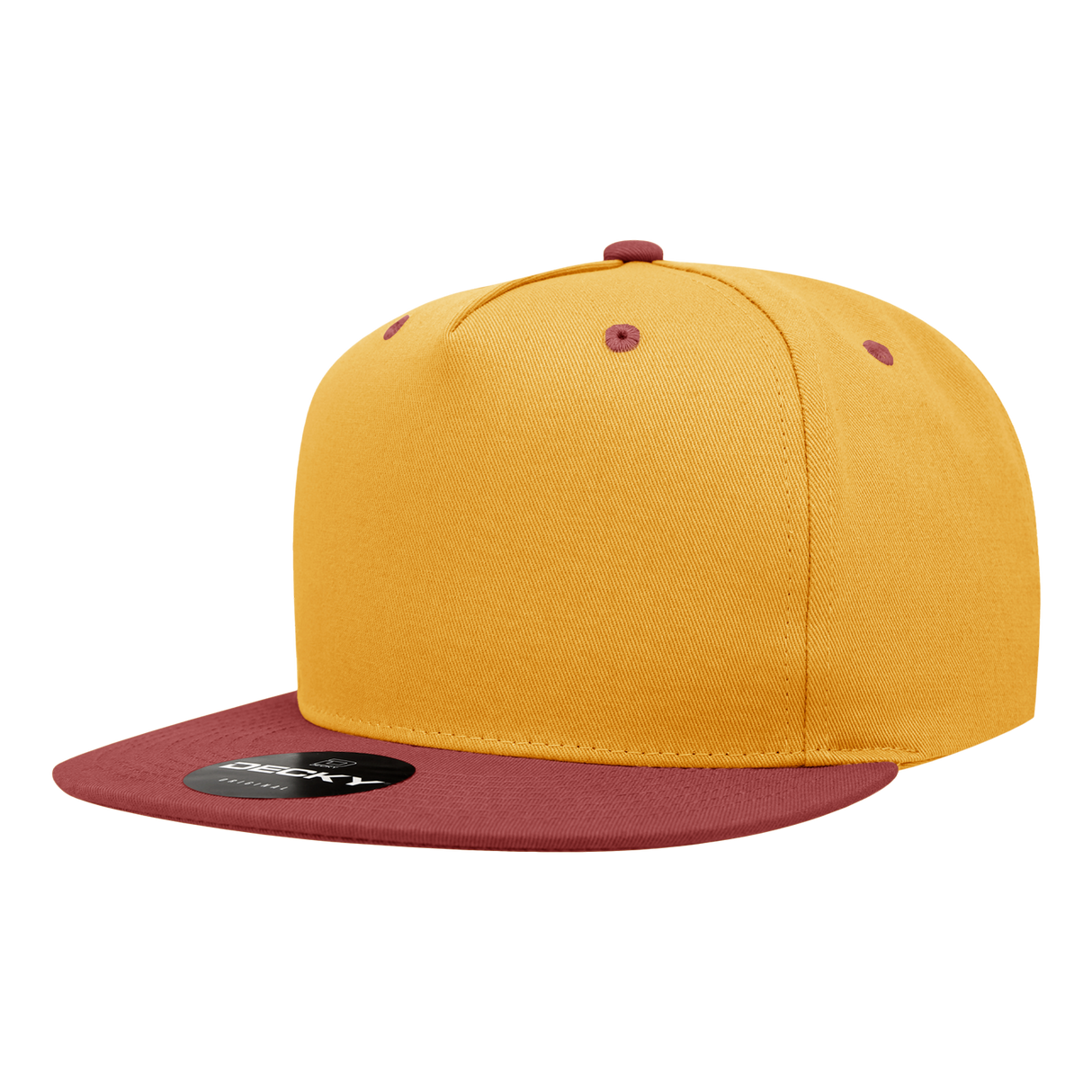 Decky 5 Panel High Profile Structured Cotton Blend Snapback | Decky 1064