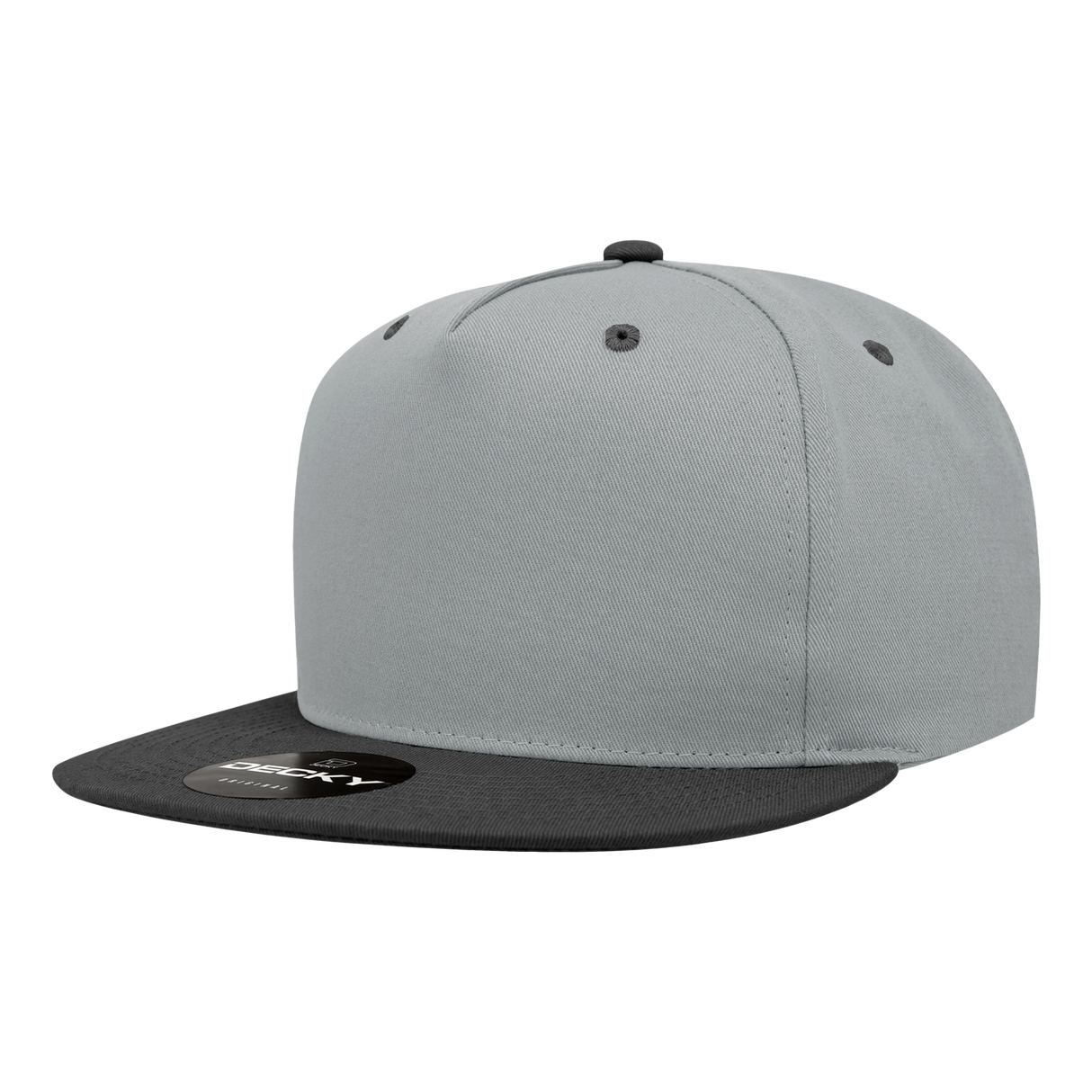 Decky 5 Panel High Profile Structured Cotton Blend Snapback | Decky 1064