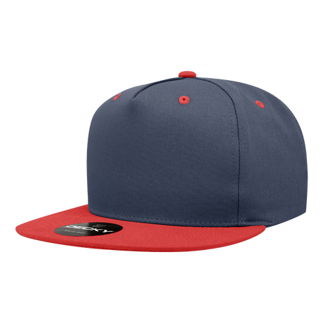 Decky 5 Panel High Profile Structured Cotton Blend Snapback | Decky 1064