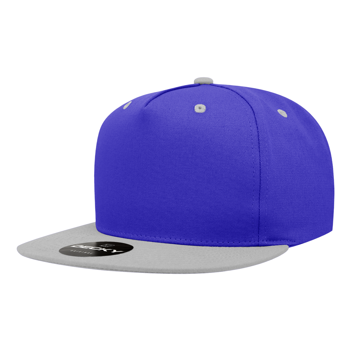 Decky 5 Panel High Profile Structured Cotton Blend Snapback | Decky 1064