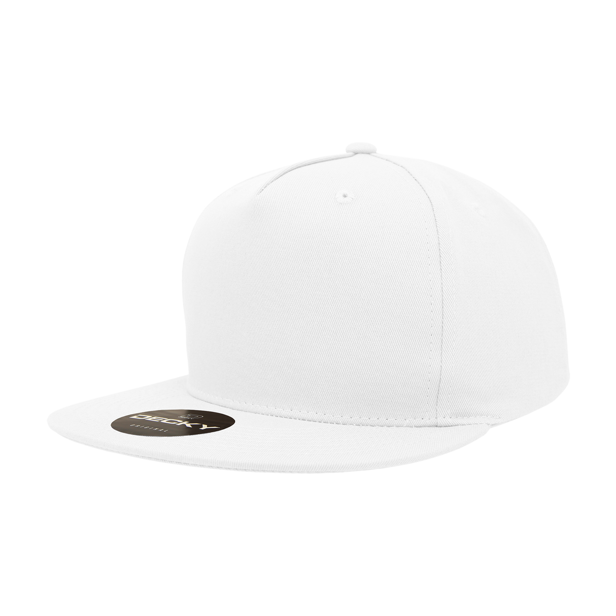 Decky 5 Panel High Profile Structured Cotton Blend Snapback | Decky 1064