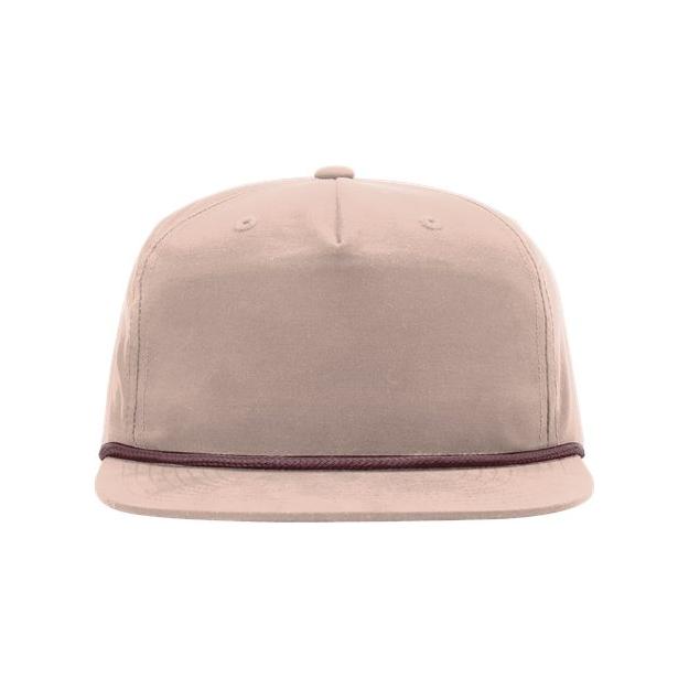 Richardson Umpqua Snapback Cap - Richardson 256 Richardson Pale Peach/ Maroon Adjustable