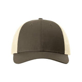 Richardson Low Pro Trucker Cap - Richardson 115 Caps Richardson Chocolate Chip/ Birch M/L