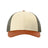 Richardson Low Pro Trucker Cap - Richardson 115 Caps Richardson Cream/ Loden Green/ Dark Orange M/L
