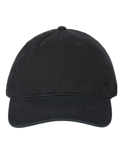 CAP AMERICA Relaxed Golf Dad Hat - CAP AMERICA i1002 CAP AMERICA Black Adjustable