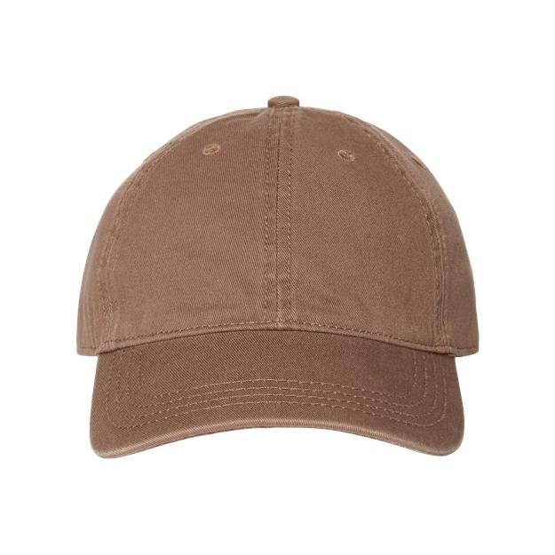 CAP AMERICA Relaxed Golf Dad Hat - CAP AMERICA i1002 CAP AMERICA Brown Adjustable