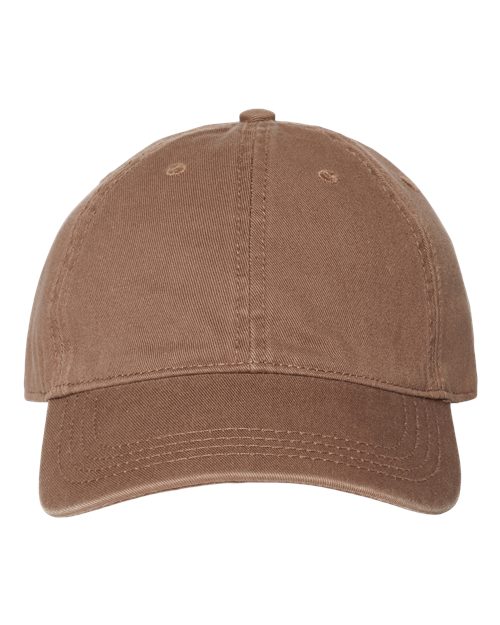 CAP AMERICA Relaxed Golf Dad Hat - CAP AMERICA i1002 CAP AMERICA Brown Adjustable