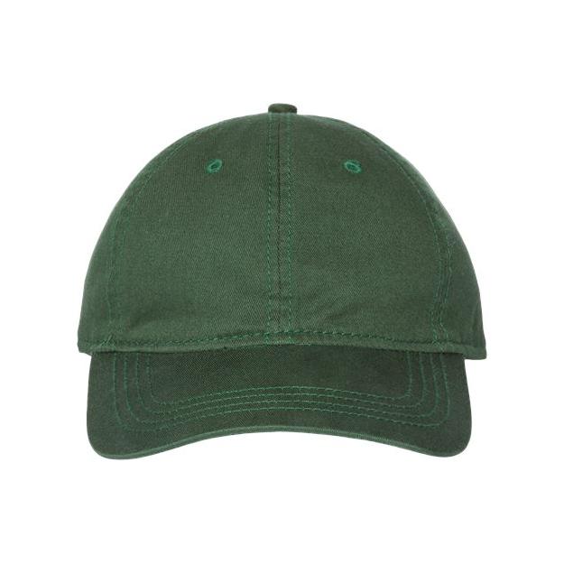 CAP AMERICA Relaxed Golf Dad Hat - CAP AMERICA i1002 CAP AMERICA Forest Green Adjustable