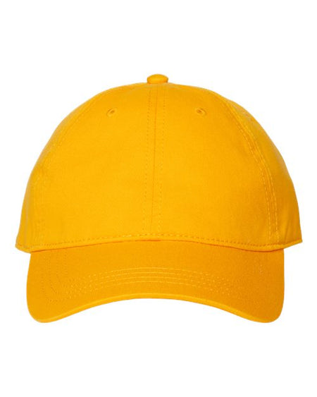 CAP AMERICA Relaxed Golf Dad Hat - CAP AMERICA i1002 CAP AMERICA Gold Adjustable