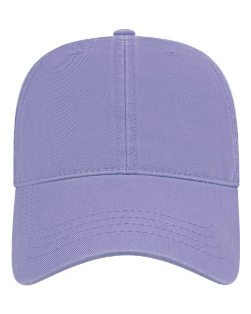 CAP AMERICA Relaxed Golf Dad Hat - CAP AMERICA i1002 CAP AMERICA Lavender Adjustable