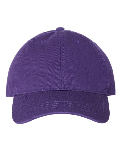 CAP AMERICA Relaxed Golf Dad Hat - CAP AMERICA i1002 CAP AMERICA Purple Adjustable