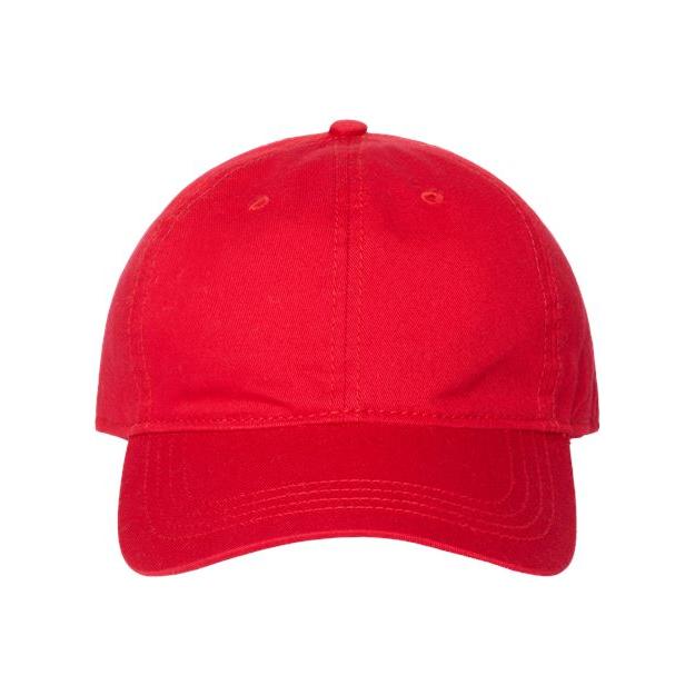 CAP AMERICA Relaxed Golf Dad Hat - CAP AMERICA i1002 CAP AMERICA Red Adjustable