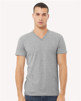 BELLA + CANVAS Unisex Heather CVC V-Neck Tee - BELLA + CANVAS 3005CVC
