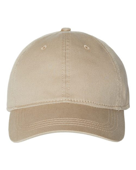 CAP AMERICA Relaxed Golf Dad Hat - CAP AMERICA i1002 CAP AMERICA Khaki Adjustable