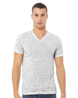 Bella + Canvas 3655 Unisex Textured Jersey V-Neck Tee