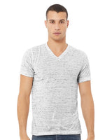 BELLA + CANVAS Unisex Textured Jersey V-Neck Tee - BELLA + CANVAS 3655