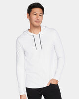 Gildan 987 Unisex Softstyle Lightweight Hooded Long Sleeve T-Shirt