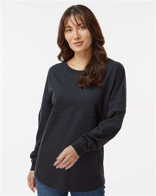 Boxercraft Women's Pom Pom Long Sleeve Jersey T-Shirt - Boxercraft BW3514