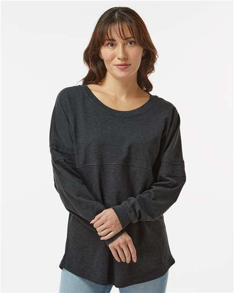 Boxercraft Women's Pom Pom Long Sleeve Jersey T-Shirt - Boxercraft BW3514