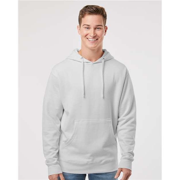 Independent Trading Co. Midweight Hooded Sweatshirt - Smoke - Independent Trading Co. SS4500 Independent Trading Co. Smoke XS