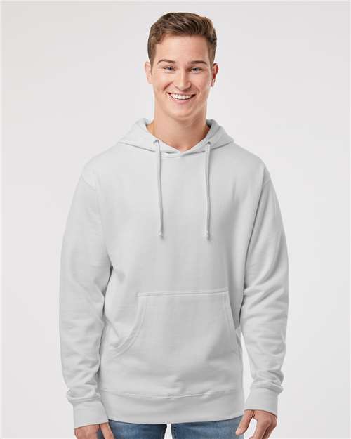 Independent Trading Co. Midweight Hooded Sweatshirt - Smoke - Independent Trading Co. SS4500 Independent Trading Co.