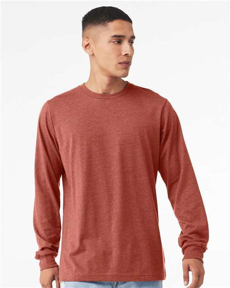 Bella + Canvas 3501CVC Heather CVC Long Sleeve Tee