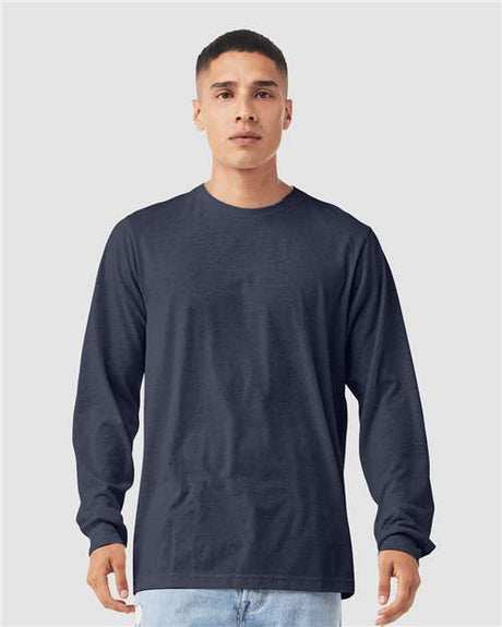 Bella + Canvas 3501CVC Heather CVC Long Sleeve Tee