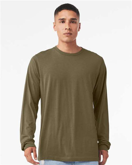 BELLA + CANVAS Heather CVC Long Sleeve Tee - BELLA + CANVAS 3501CVC