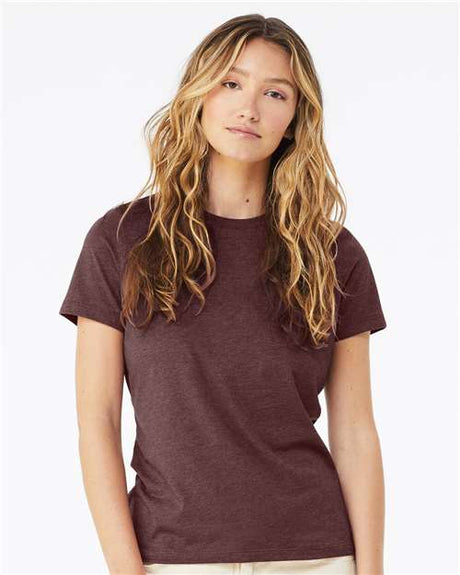 BELLA + CANVAS Women’s Relaxed Fit Heather CVC Tee - BELLA + CANVAS 6400CVC