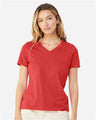 Bella + Canvas 6405CVC Women's Relaxed Heather CVC V-Neck Tee