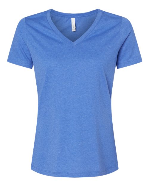 BELLA + CANVAS Women's Relaxed Heather CVC V-Neck Tee - BELLA + CANVAS 6405CVC BELLA + CANVAS