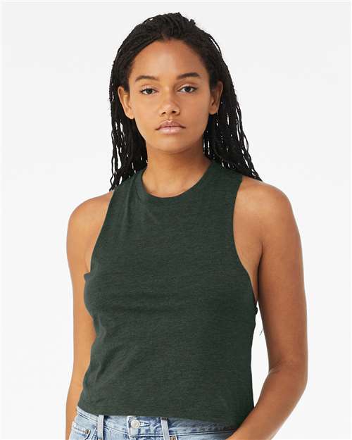 BELLA + CANVAS Women's Racerback Crop Tank - BELLA + CANVAS 6682