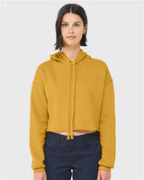 Bella + Canvas 7502 Women's Crop Fleece Hoodie Sweatshirt