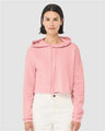 Bella + Canvas 7502 Women's Crop Fleece Hoodie Sweatshirt