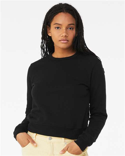 Bella + Canvas 7511 Women's Sponge Fleece Crewneck Sweatshirt