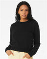 Bella + Canvas 7511 Women's Sponge Fleece Crewneck Sweatshirt