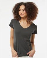 Tultex Women's Fine Jersey V-Neck T-Shirt - Tultex 214