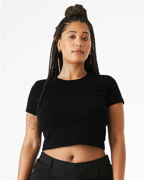 Bella + Canvas 1010 Women's Micro Rib Baby Tee