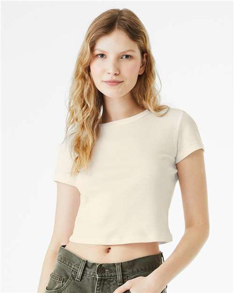 BELLA + CANVAS Women's Micro Rib Baby Tee - BELLA + CANVAS 1010