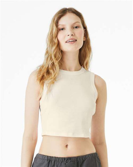 BELLA + CANVAS Women's Micro Rib Muscle Crop Tank - BELLA + CANVAS 1013