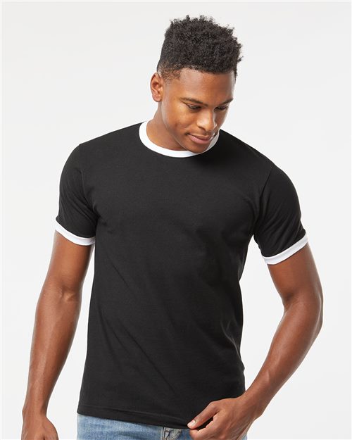 Tultex Unisex Fine Jersey Ringer T-Shirt - Tultex 246