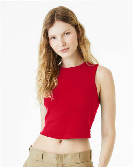 BELLA + CANVAS Women's Micro Rib Muscle Crop Tank - BELLA + CANVAS 1013