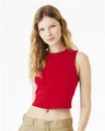 Bella + Canvas 1013 Women's Micro Rib Muscle Crop Tank
