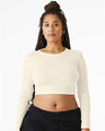 BELLA + CANVAS Women's Micro Rib Long Sleeve Baby Tee - BELLA + CANVAS 1501
