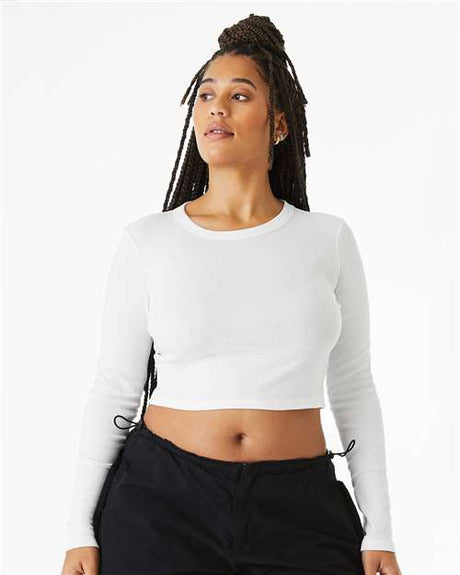 BELLA + CANVAS Women's Micro Rib Long Sleeve Baby Tee - BELLA + CANVAS 1501