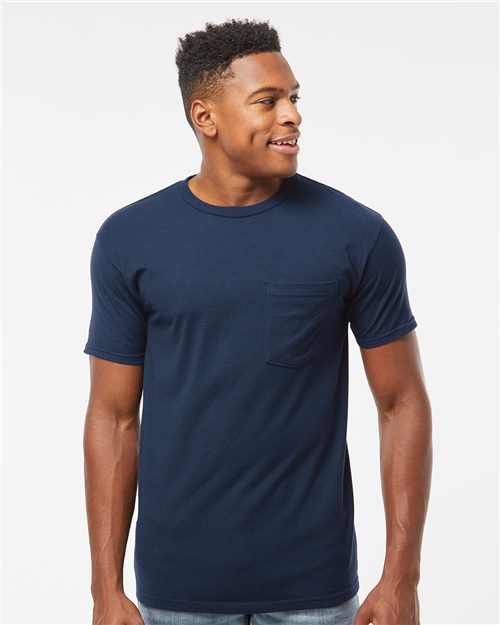 Tultex Unisex Heavyweight Jersey Pocket T-Shirt - Tultex 293